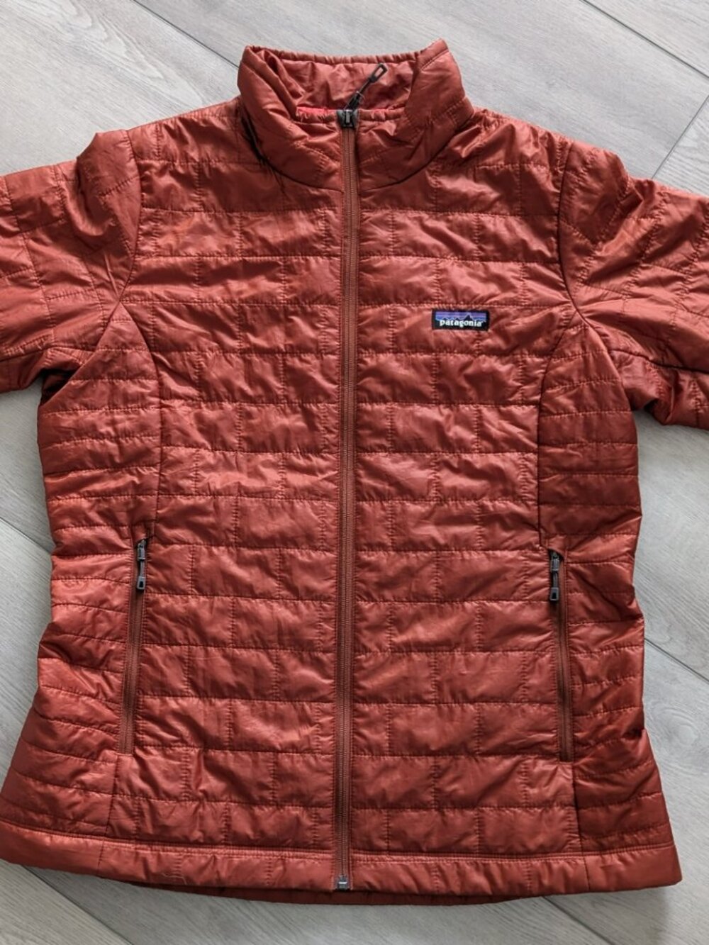 Patagonia Nano Puff Women's Jacket Burnished Red Rust Size L - Picture 5 of 15